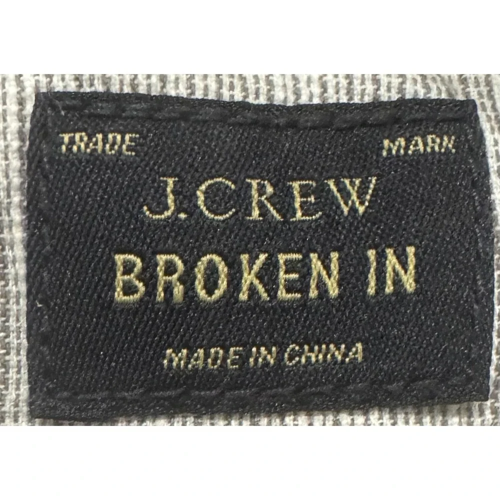 J.Crew‎ Broken-In Chino Pants 32x30 Khaki Tan Cotton Straight Leg casual